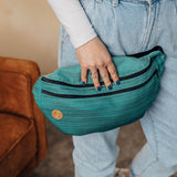 Ombre Green Large Waist Bag by LennyLamb