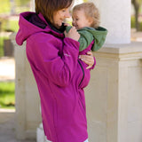 Angel Wings Pink Babywearing Softshell Jacket