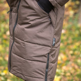 Angel Wings Babywearing Long Coat Brown