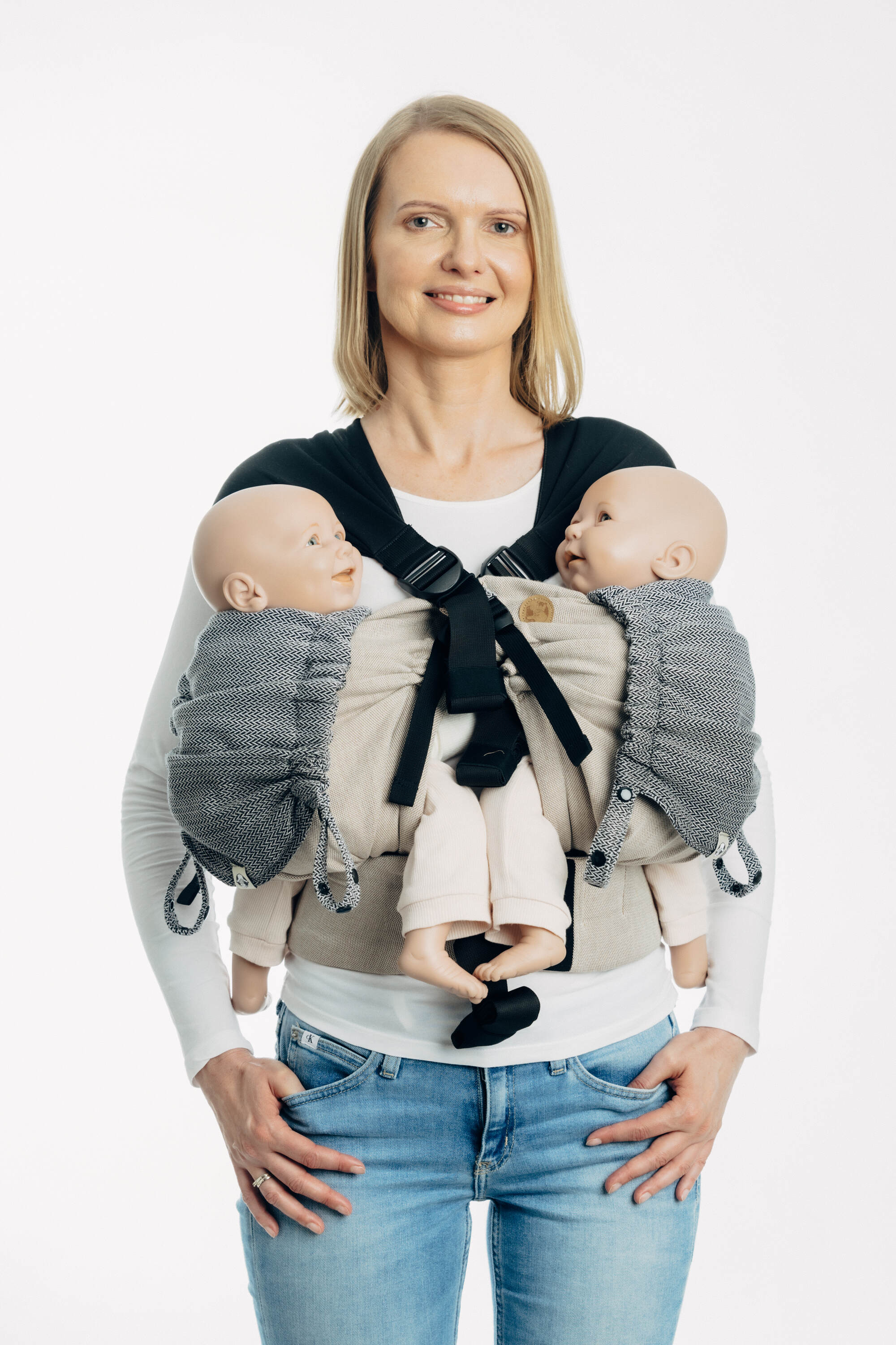 Grey baby carrier online