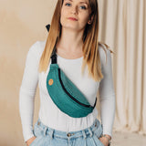 Ombre Green Waist Bag by LennyLamb