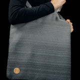 Ombre Grey Shopping Bag by LennyLamb