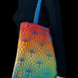 Lotus Rainbow Shopping Bag by LennyLamb