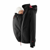 Mamalila Winterfriend Black with Berry Maternity and Babywearing Jacket