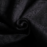 Peacock's Tail Pitch Black Long Cardigan by LennyLamb