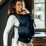 Peacock's Tail Pitch Black LennyPreschool Carrier by LennyLamb