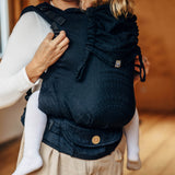 Peacock's Tail Pitch Black LennyPreschool Carrier by LennyLamb