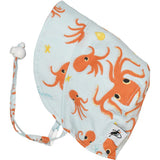 Octopus Organic Cotton Sun Protection Bonnet, UPF 50+