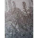 Succulents Desert Bloom Woven Wrap by Oscha