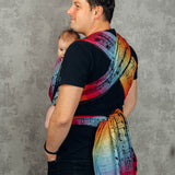 Symphony Rainbow Dark Woven Wrap by LennyLamb