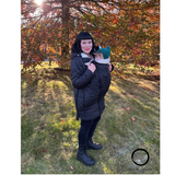 Mamalila Copenhagen Black Winter Maternity and Babywearing Coat