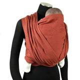 Prima Rusty Red linen Woven Wrap by Didymos