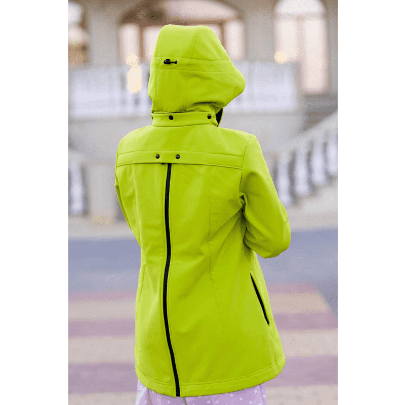 Angel Wings Babywearing Softshell Jacket Bright green Little Zen One