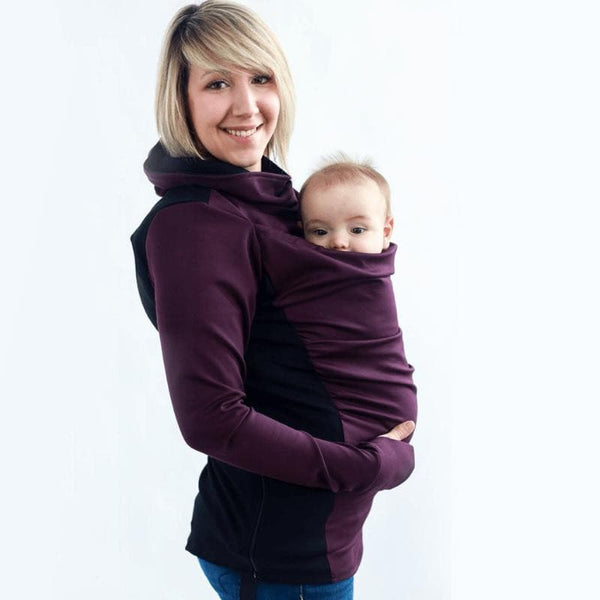 Belly Bedaine Kiroo Babywearing Sweater Grey and Black – Little Zen One